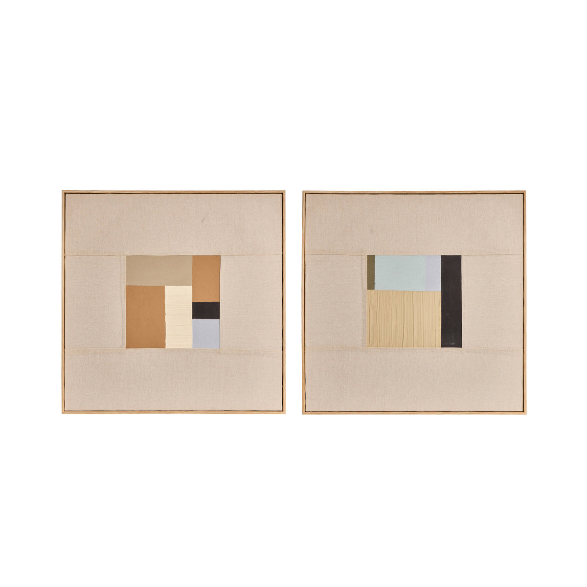 Amalfi Colour Planes Wall Art 2pcs Set Multi-Coloured