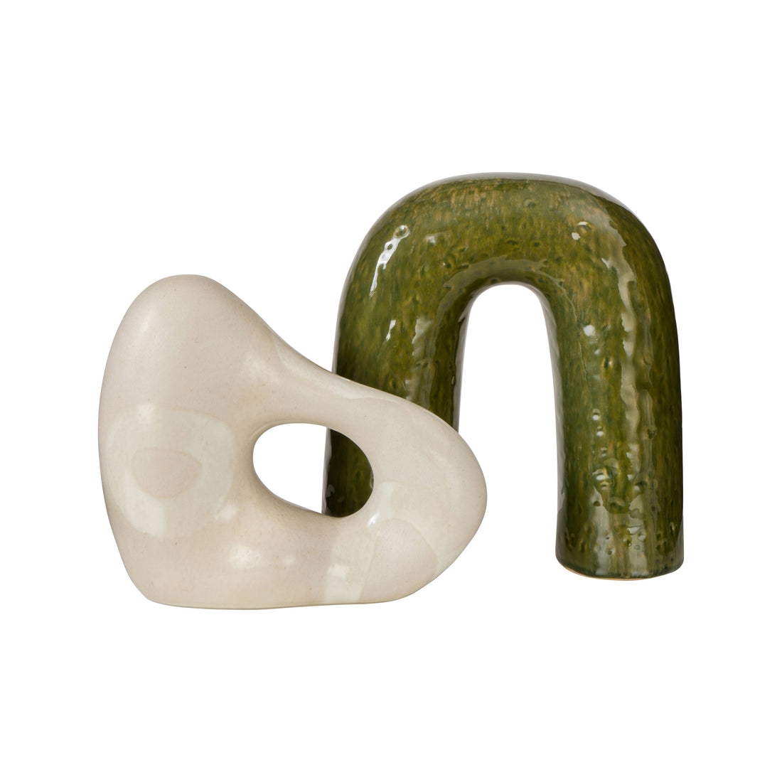 Amalfi Alva Sculpture Cream Hand Painted