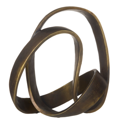 Grand Designs Jace Abstract Sculpture Antique Bronze