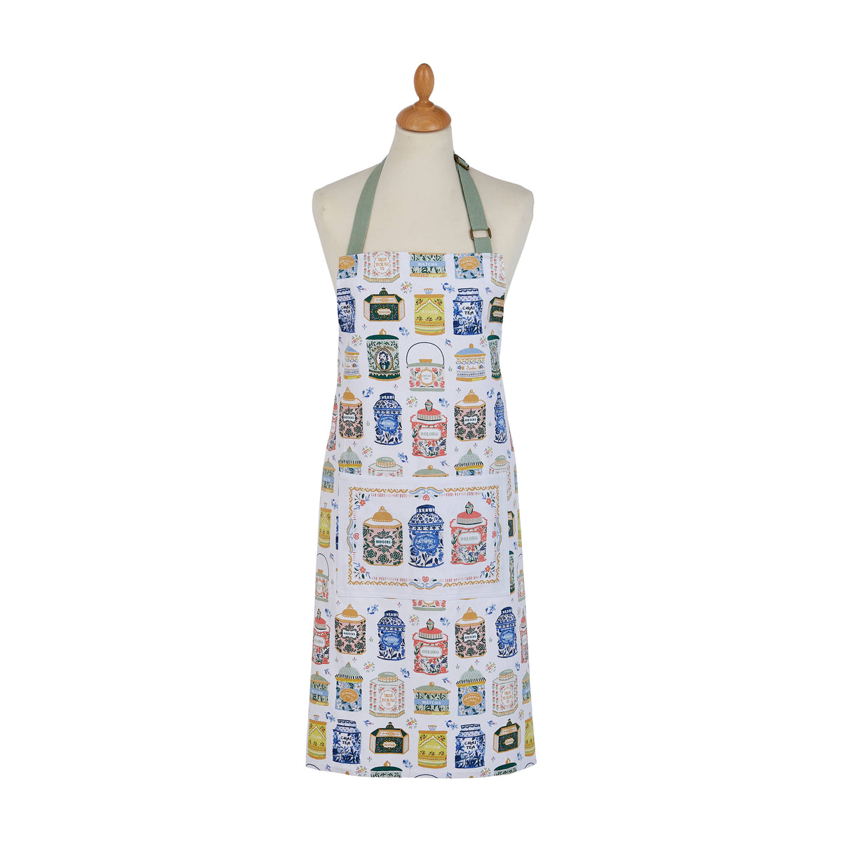 Ulster Weavers Tea Tins Cotton Apron Multi-Coloured