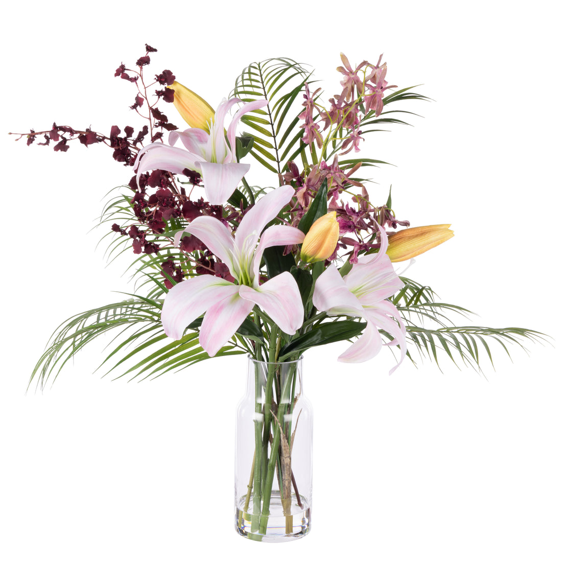 Faux Casa Lily Orchid Mix - Rachel Vase | Pink - 69cm