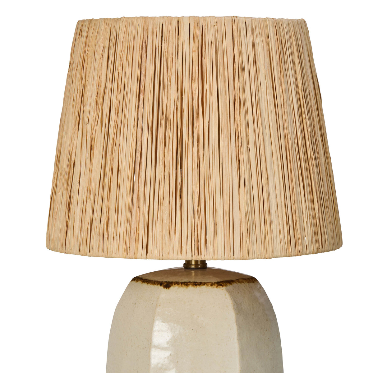 Amalfi Niro Table Lamp Ivory &amp; Natural