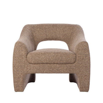 Amalfi Wells Chair Brown &amp; Taupe