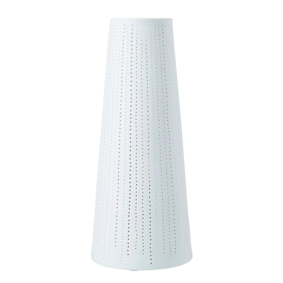 Amalfi Tapered Lamp Cutout White