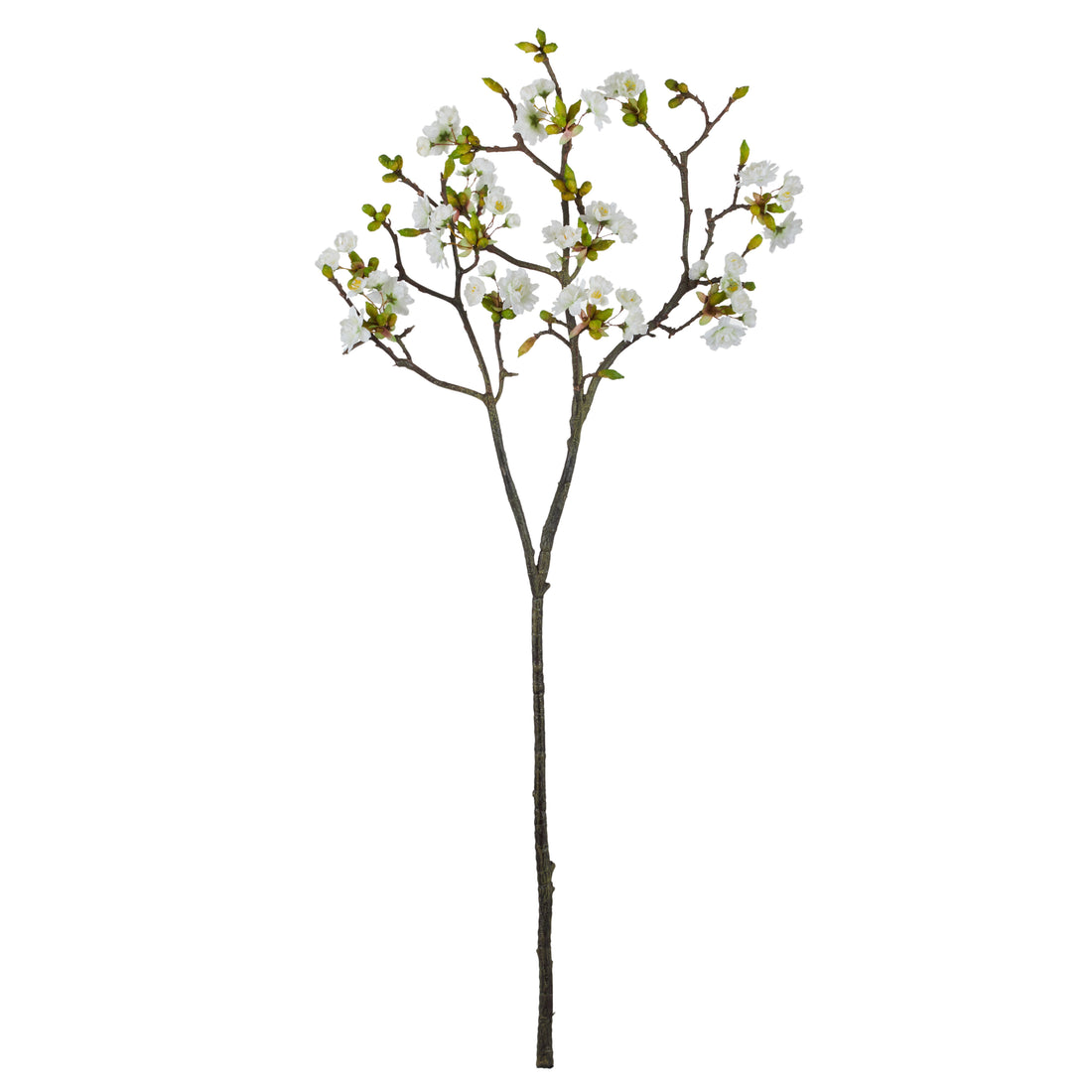 Faux Peach Blossom Spray | Cream - 92cm