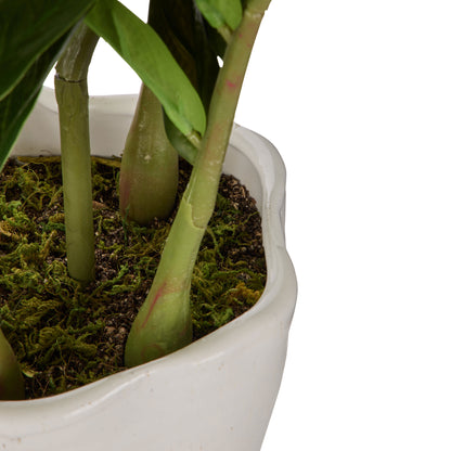 Faux Zanzibar - Nora Pot | Green -  64cm