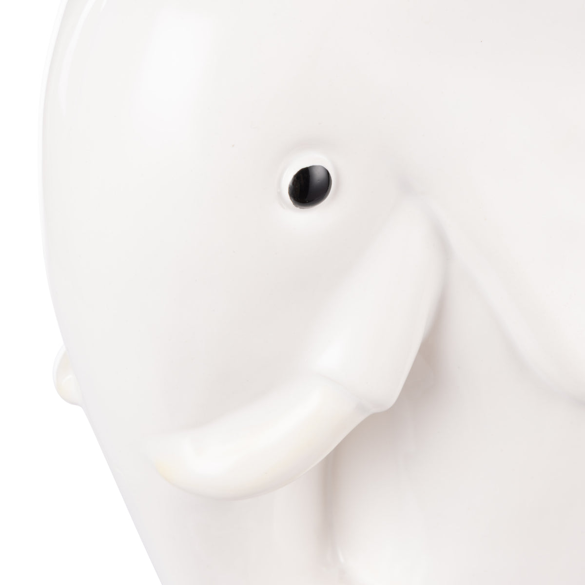 Emporium Brynlee Elephant Vase Wide White