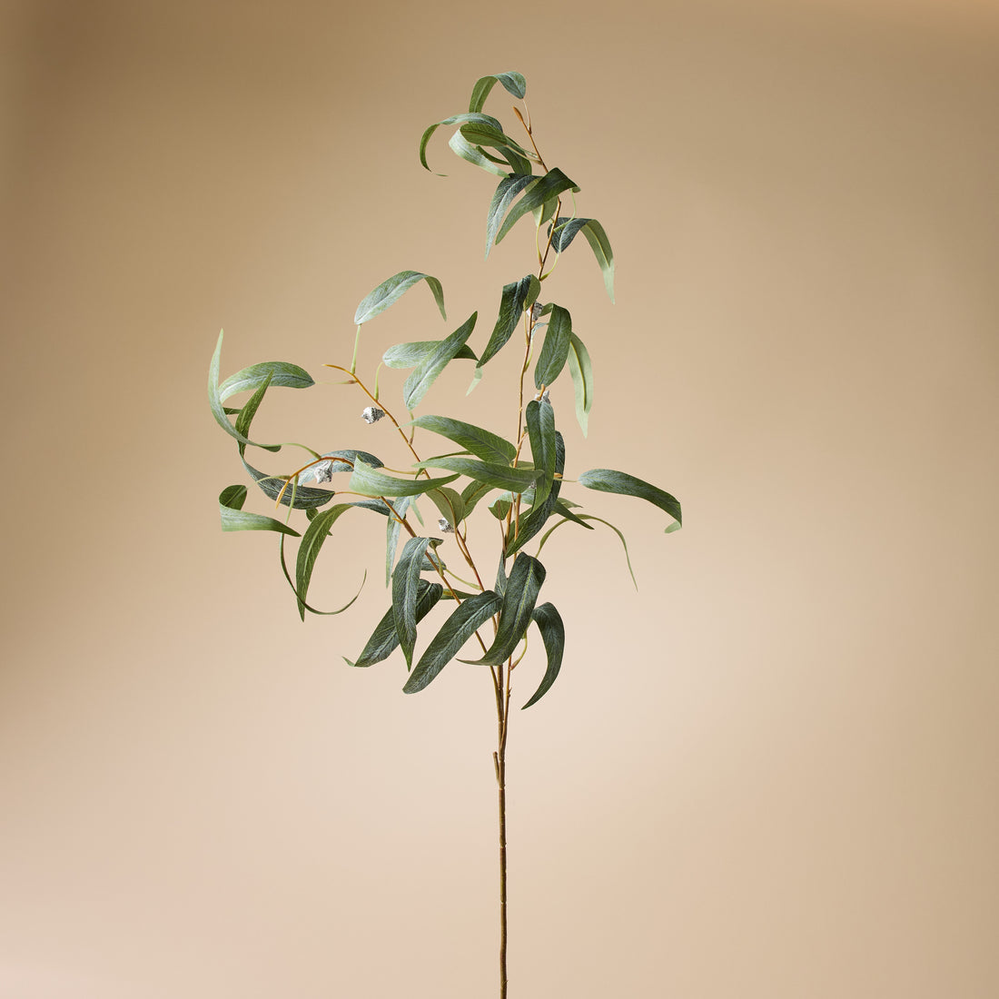 Faux Rustic Eucalyptus Gumnut Spray | Green - 102cm