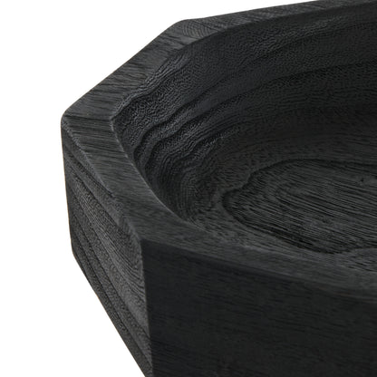 Amalfi Lyra Wooden Tray Black