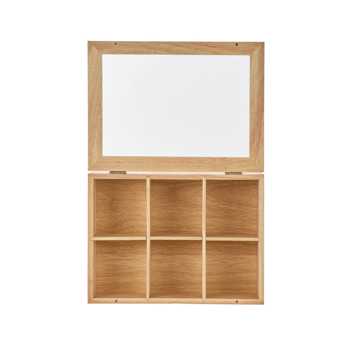 Leaf &amp; Bean Wooden Tea Box Natural