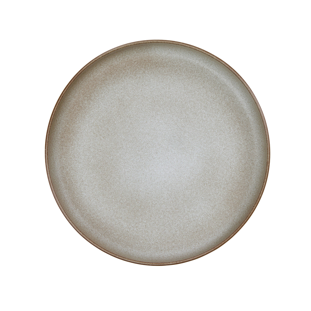 Davis &amp; Waddell Rafe Shallow Salad Bowl Grey &amp; Brown
