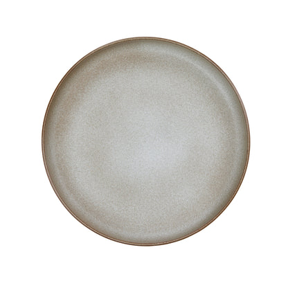 Davis &amp; Waddell Rafe Shallow Salad Bowl Grey &amp; Brown