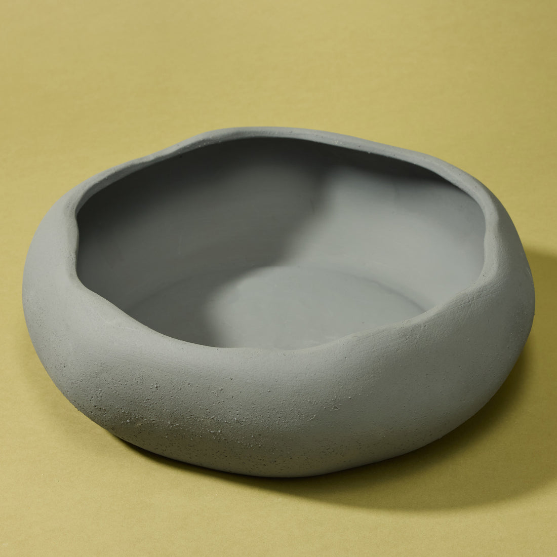 Lyon Organic Bowl Planter | Grey - 30cm