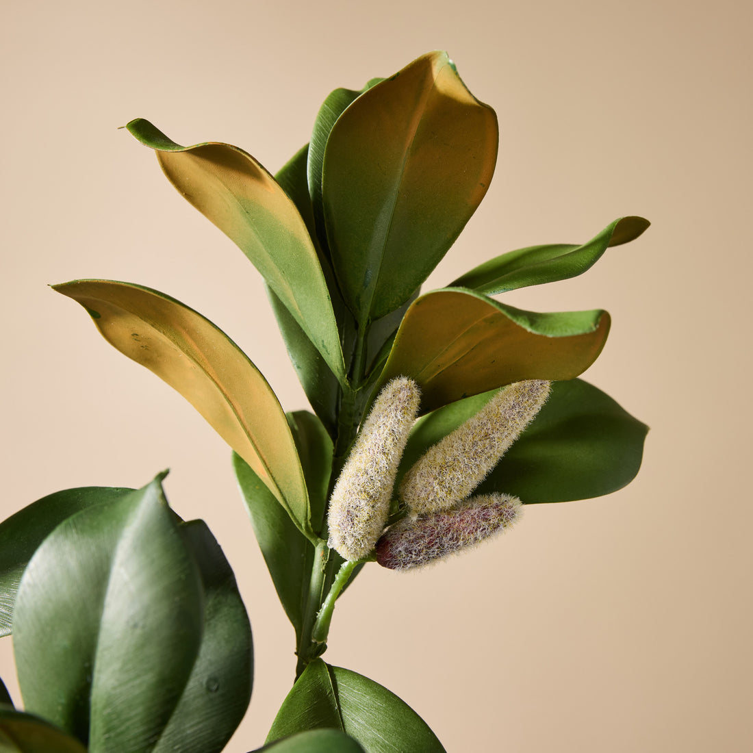 Faux Magnolia Leaf Spray | 58cm