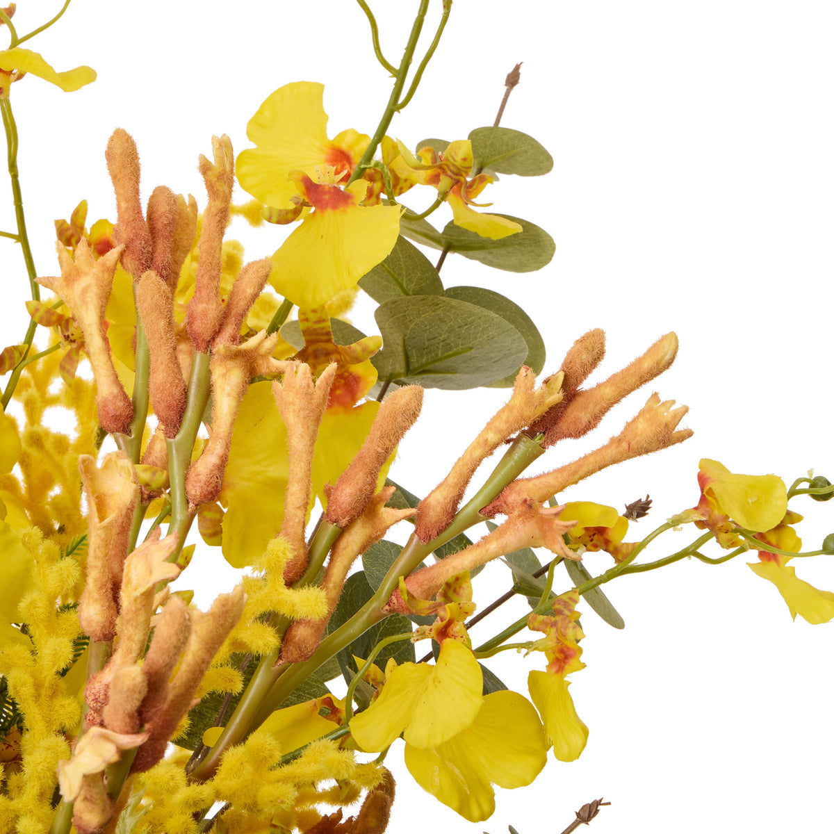 Rogue Banksia Wattle Mix - Alana Vase Yellow &amp; Green