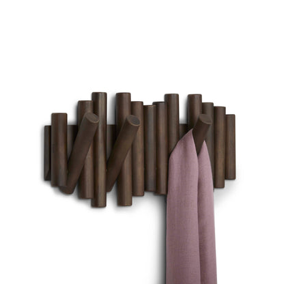 Umbra Picket Rail Hook Aged Walnut
