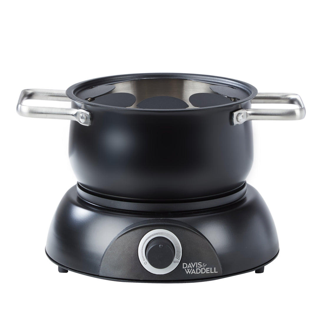 Davis &amp; Waddell Electric Fondue 11pcs Set Matte Black