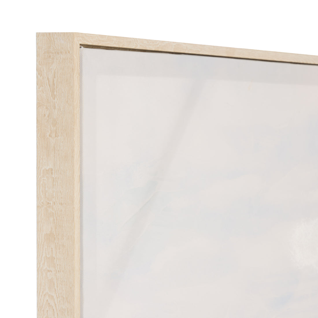Society Home Laguna Hand Painted Wall Art Blue &amp; Natural