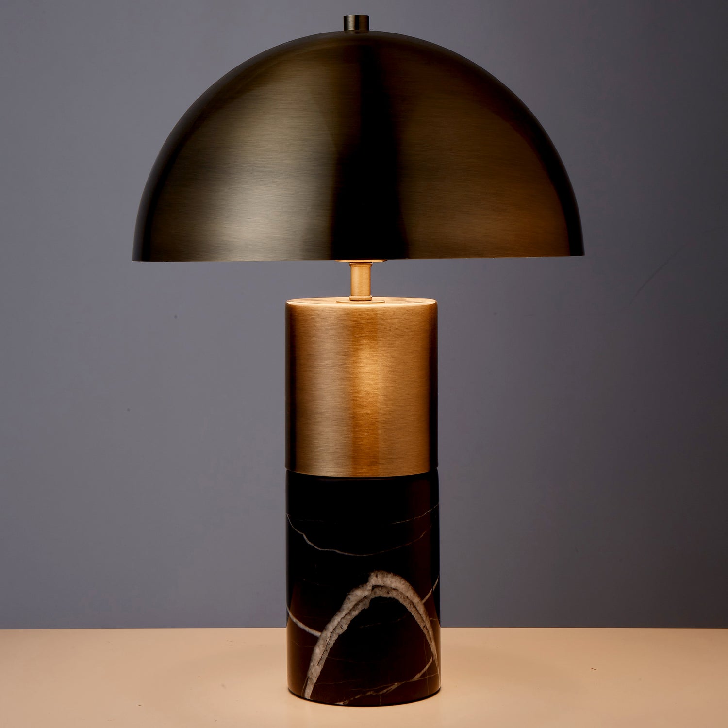 Grand Designs Bronze Plated Dome Table Lamp Antique Bronze