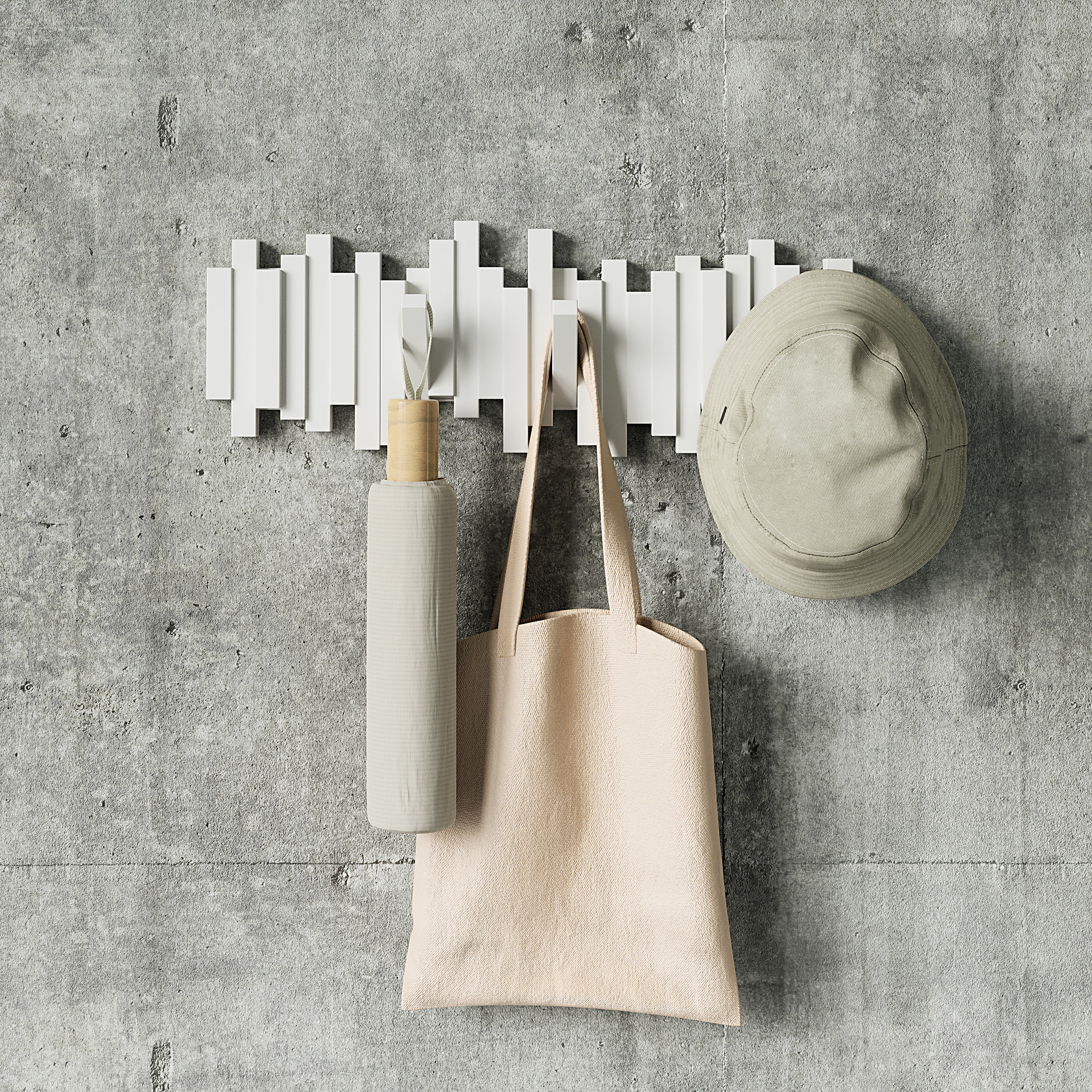 Umbra Sticks Multi Hook White