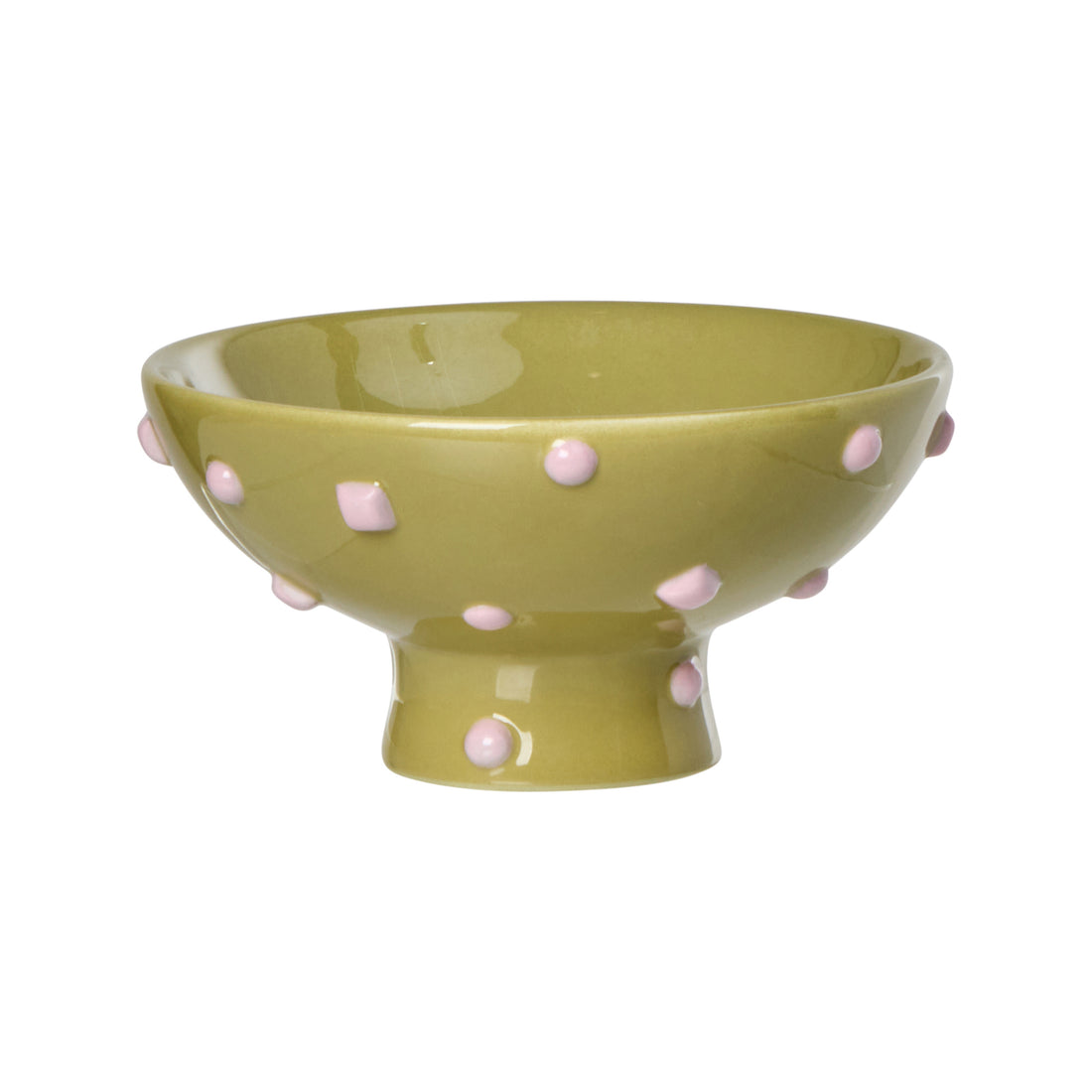 Emporium Bejeweled Bowl Green &amp; Pink