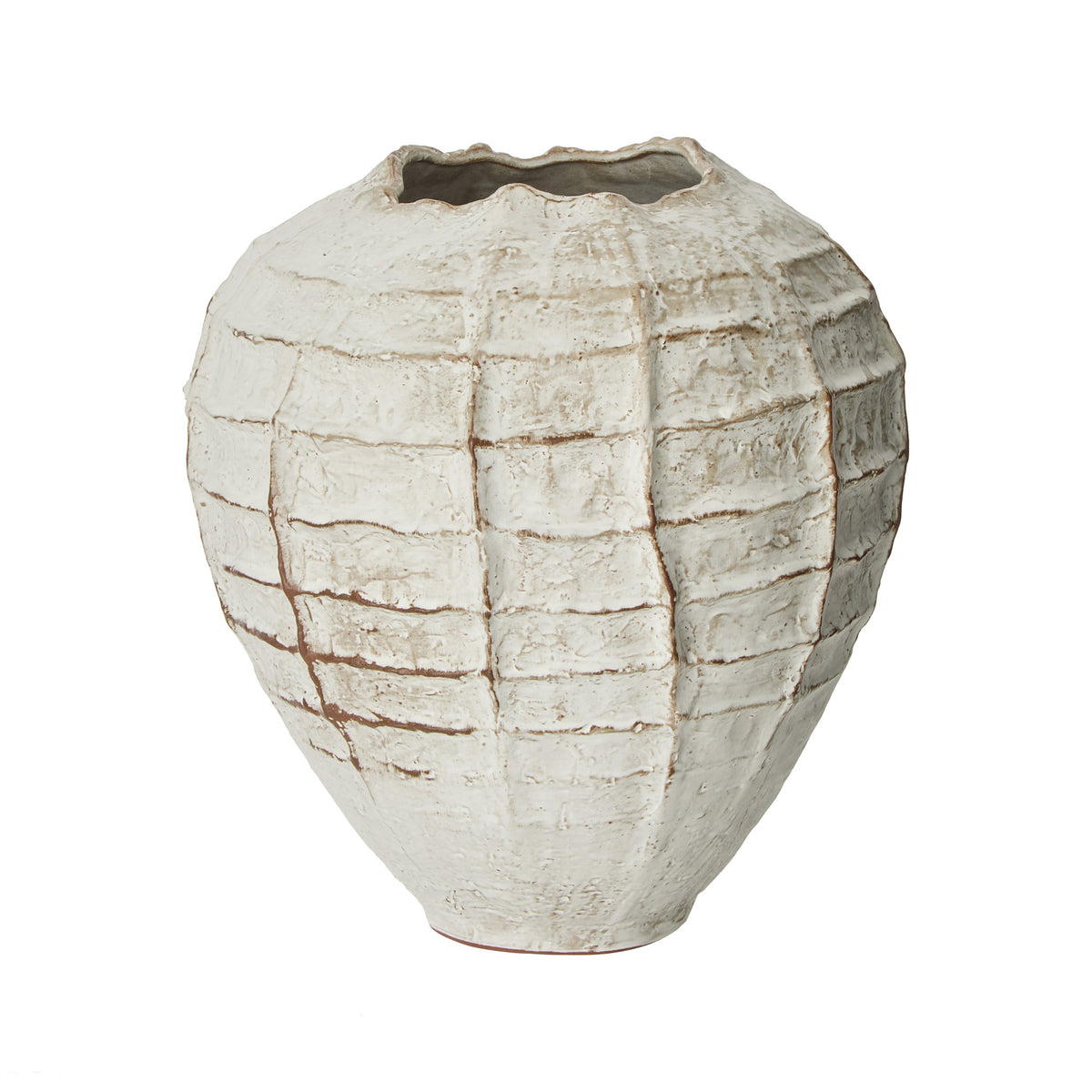 Grand Designs Marlo Vase Off White