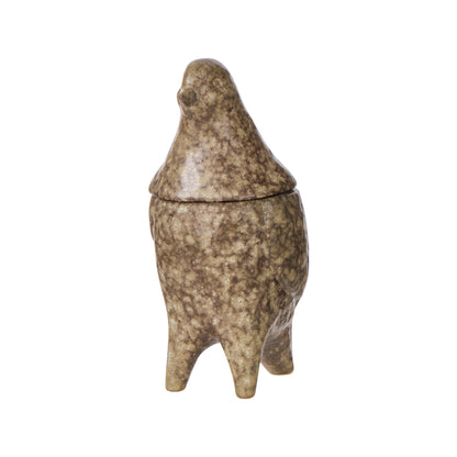 Amalfi Ari Bird Jar Brown Reactive
