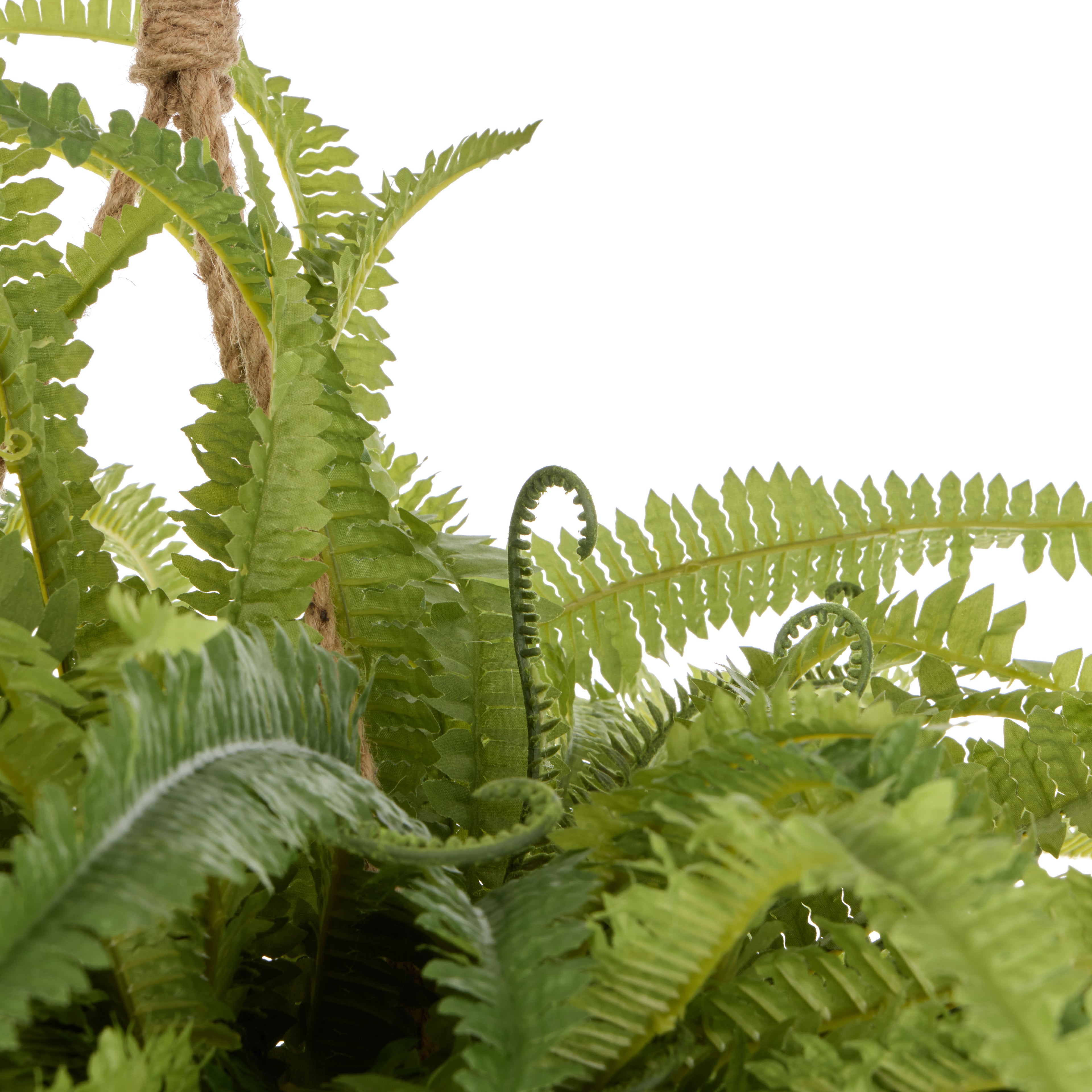 Faux Boston Fern - Laos Hanging  Planter | Green - 100cm