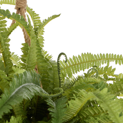 Faux Boston Fern - Laos Hanging  Planter | Green - 100cm