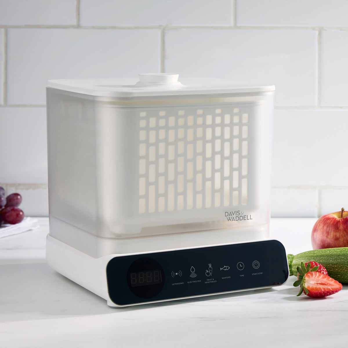 Davis &amp; Waddell 4L Food Purifier Ultrasonic Cleaner White