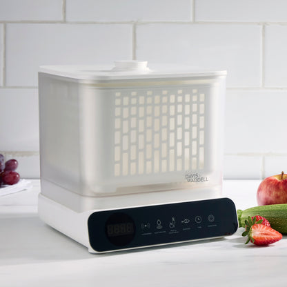 Davis &amp; Waddell 4L Food Purifier Ultrasonic Cleaner White