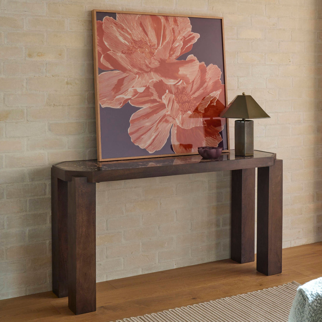 Amalfi Peony Study Wall Art Multi-Coloured