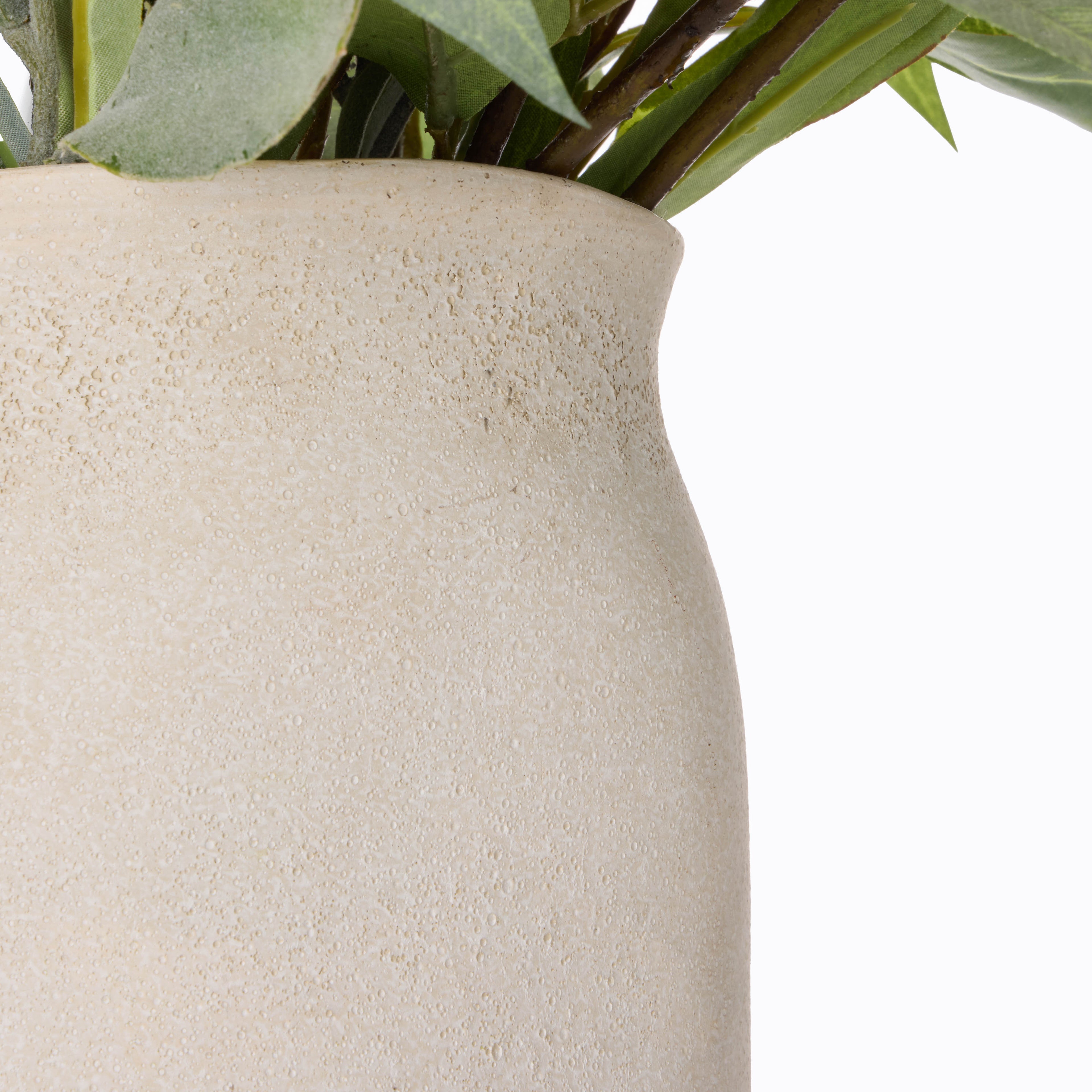 Faux Australis Protea Eucalyptus Mix - Maliah Pot | 58cm