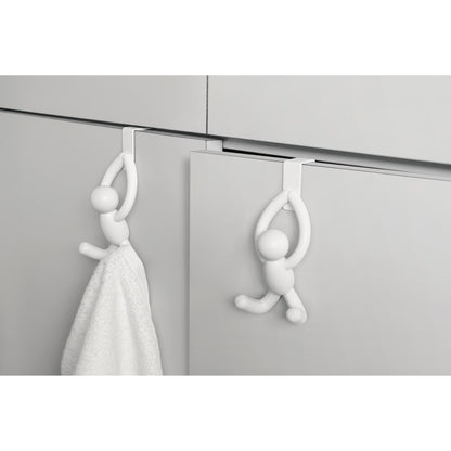 Umbra Buddy Over The Door Cabinet Hook 2pcs Set White