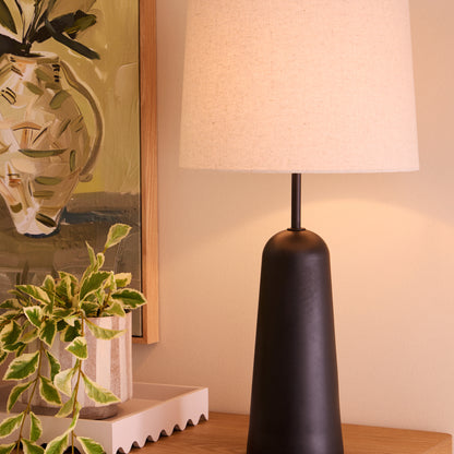 Amalfi Rylan Table Lamp Black