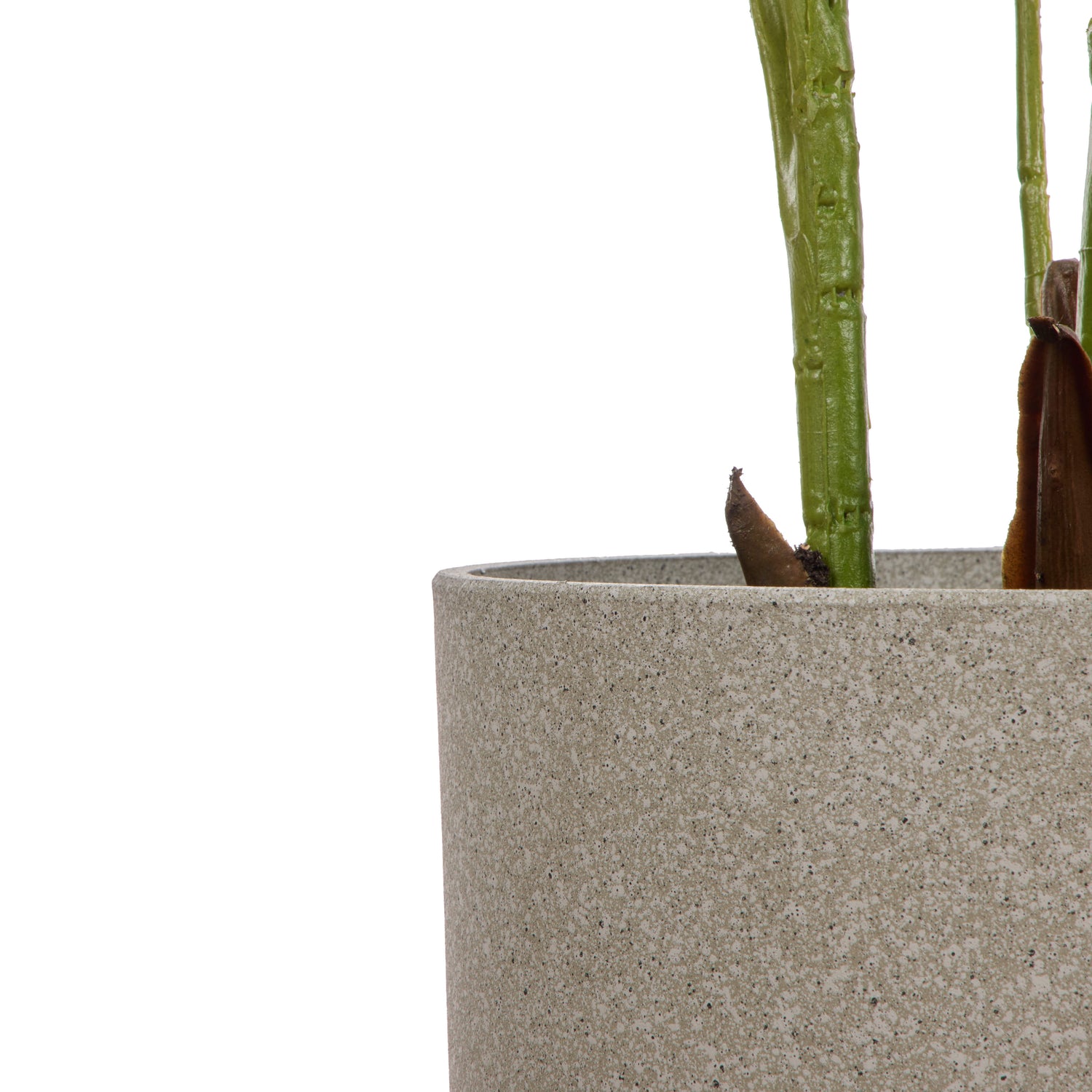 Faux Areca Palm - Cylinder Planter - UV Treated | Green  - 145cm