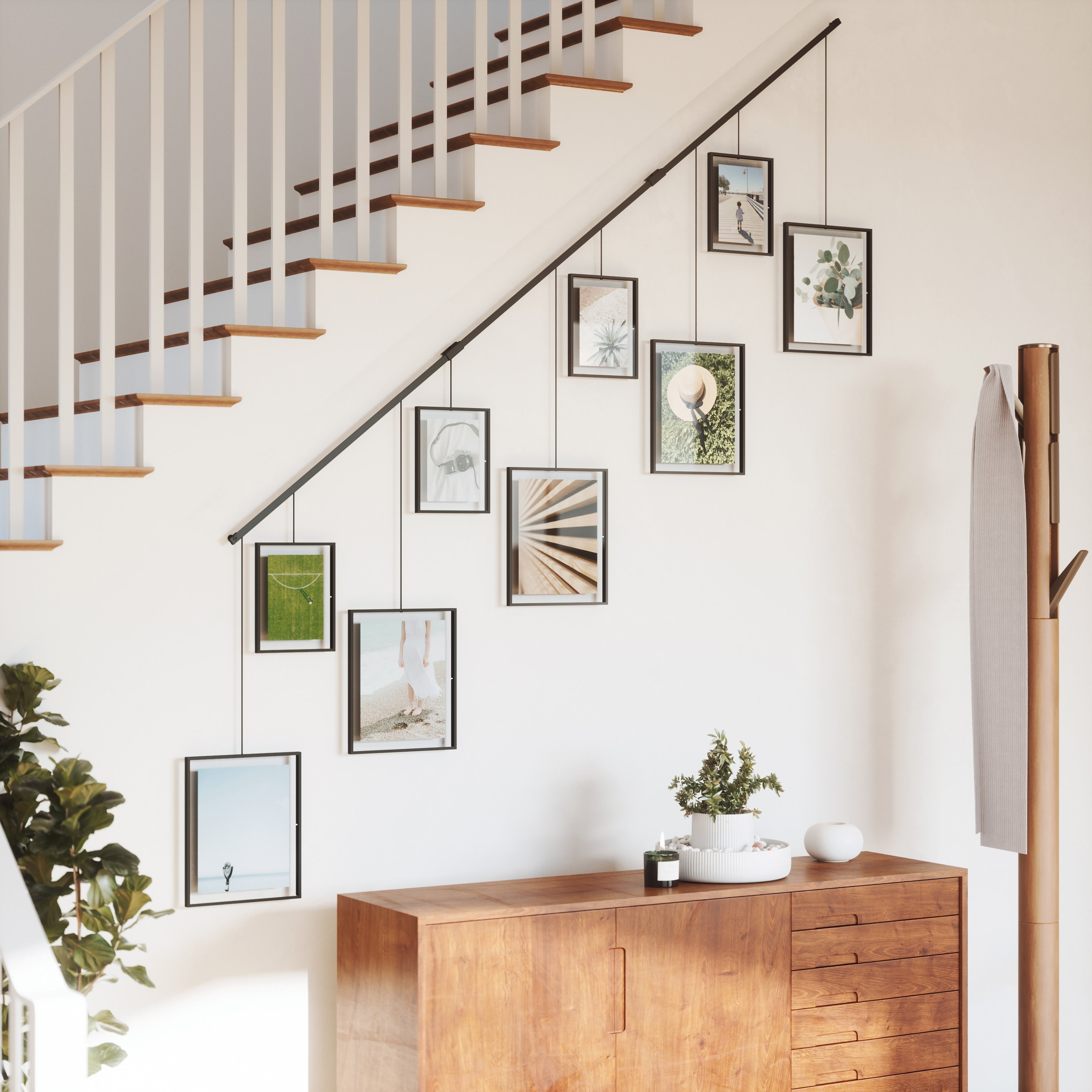 Umbra Exhibit Frame 9pcs Set Black