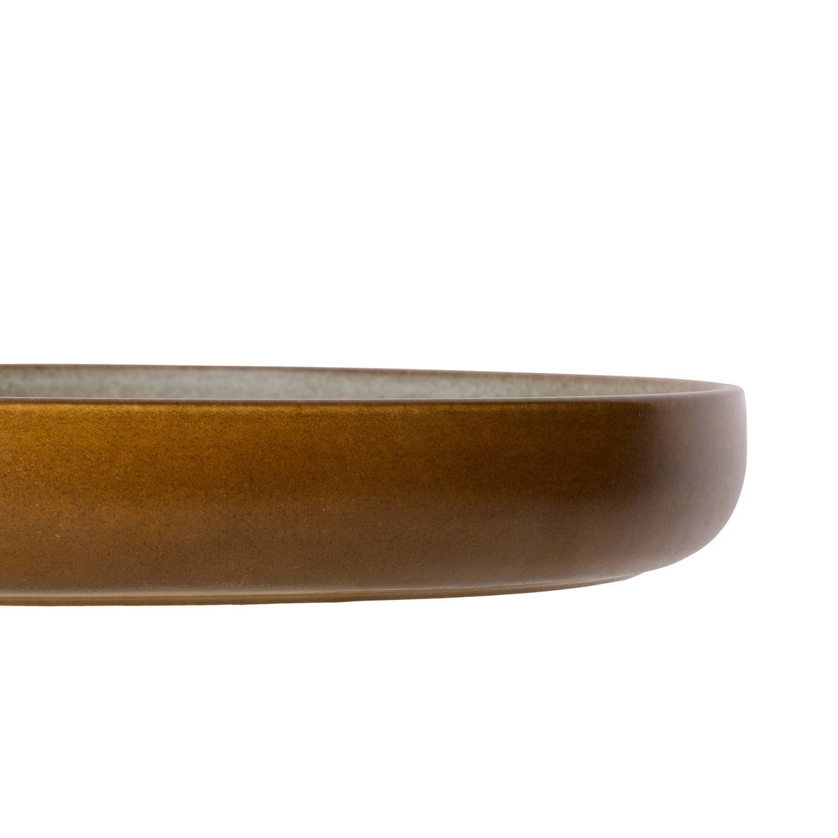 Davis &amp; Waddell Rafe Shallow Salad Bowl Grey &amp; Brown