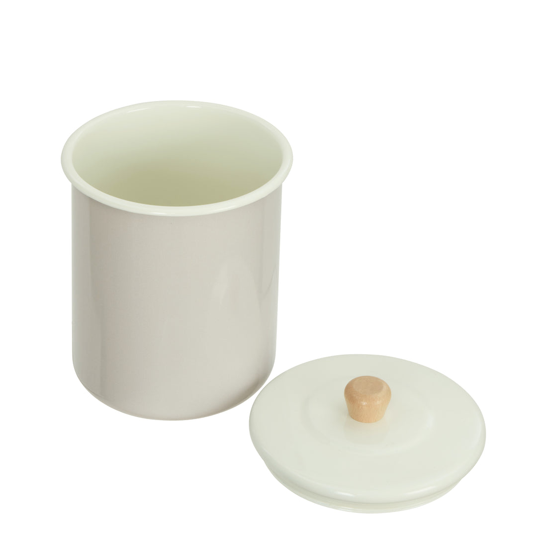 Davis &amp; Waddell Daylesford Enamel Canister 4L Cream