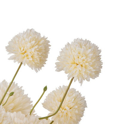 Faux Kiku -Delos Planter | Cream -  36cm