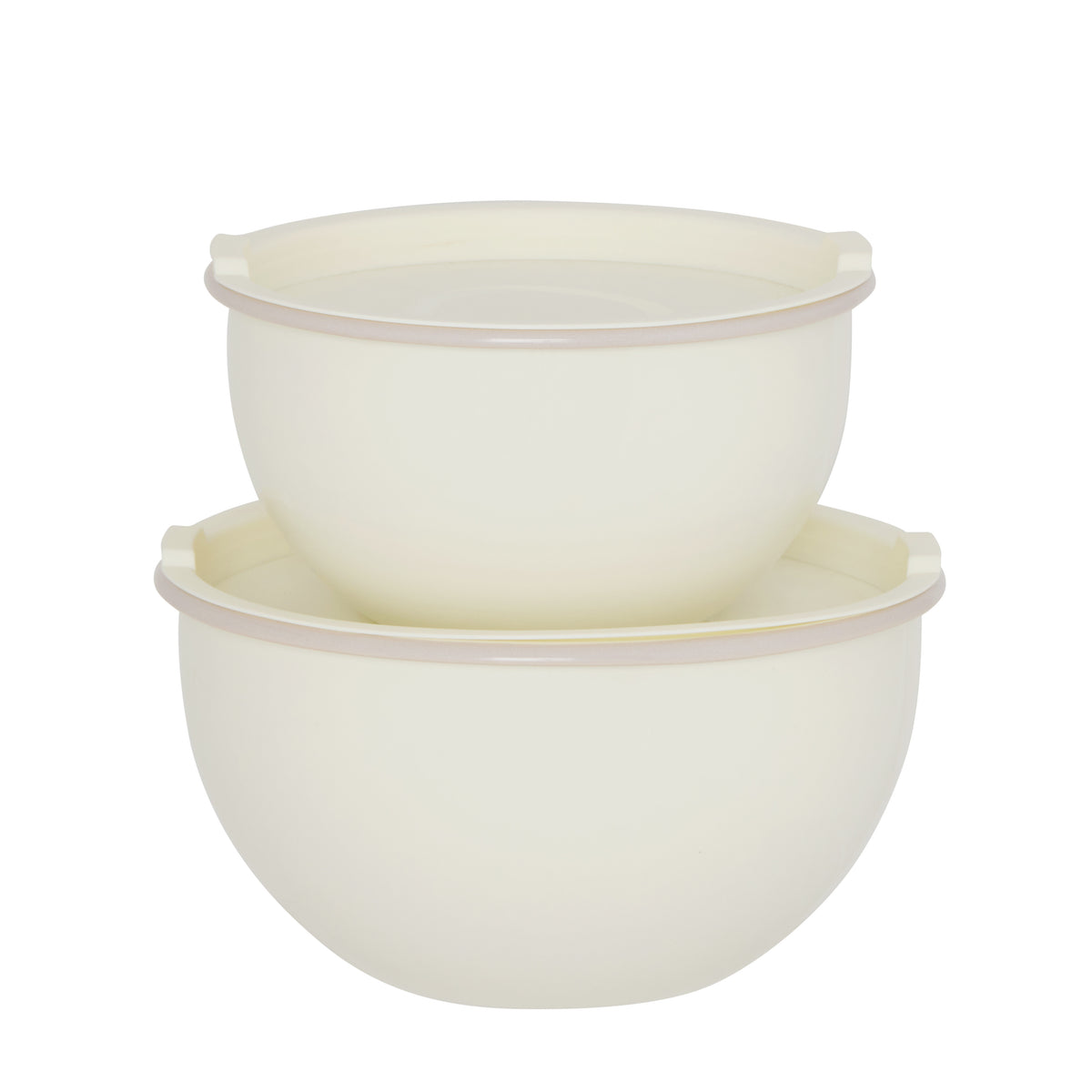 Davis &amp; Waddell Daylesford Enamel Mixing Bowls With Lid 2pcs Set