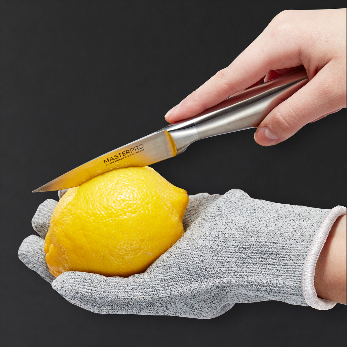 MasterPro Cut Resistant Glove 2pcs Set Grey