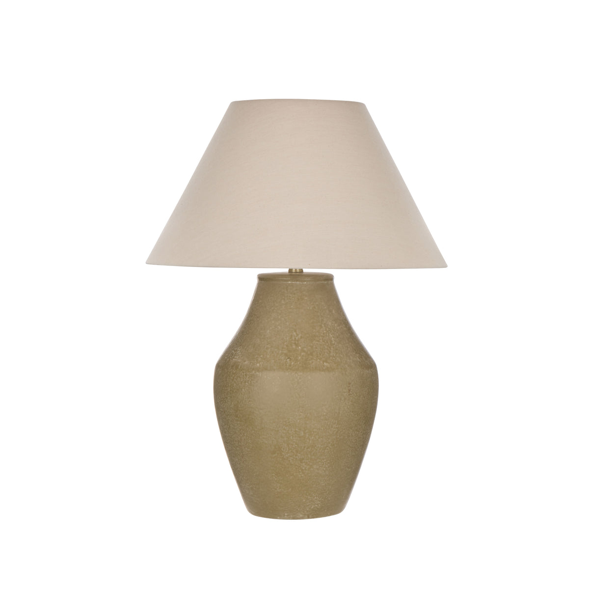 Grand Designs Taro Table Lamp Green &amp; Natural