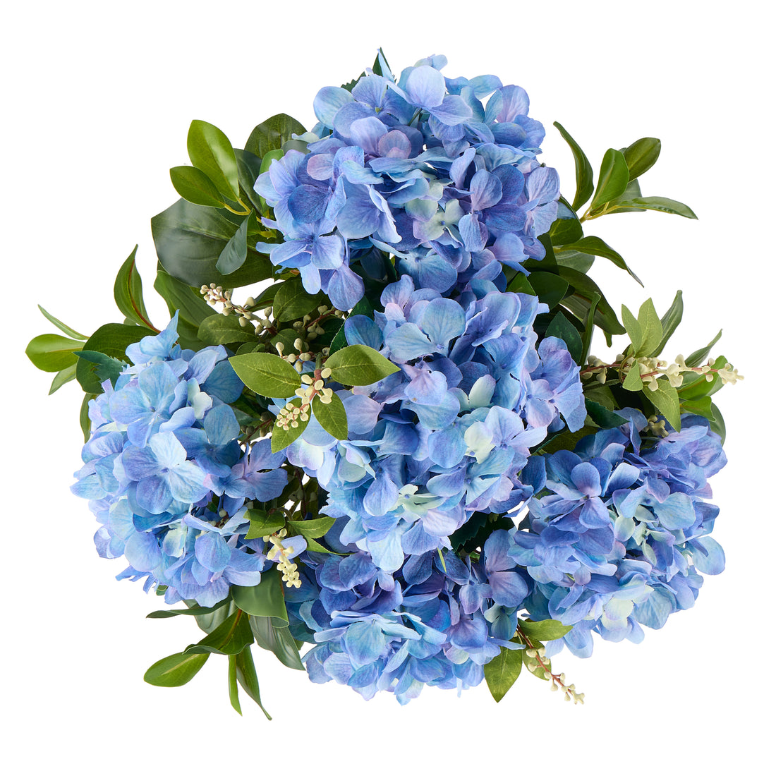 Faux Hydrangea Nite Berry-Classic Bowl | Blue - 55cm