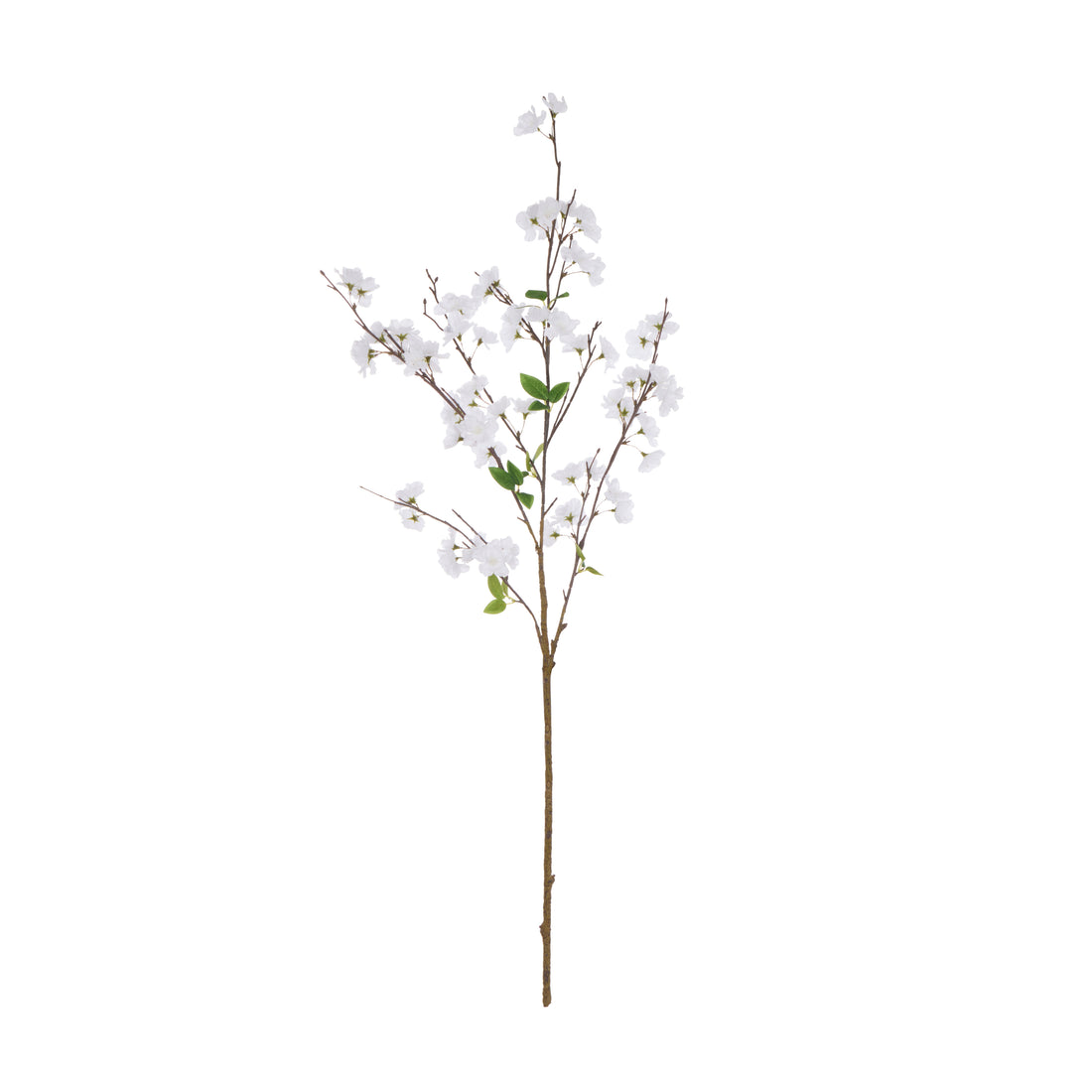Faux Cherry Blossom Spray | White - 99cm