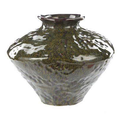 Amalfi Silva Ceramic Vase Medium Green