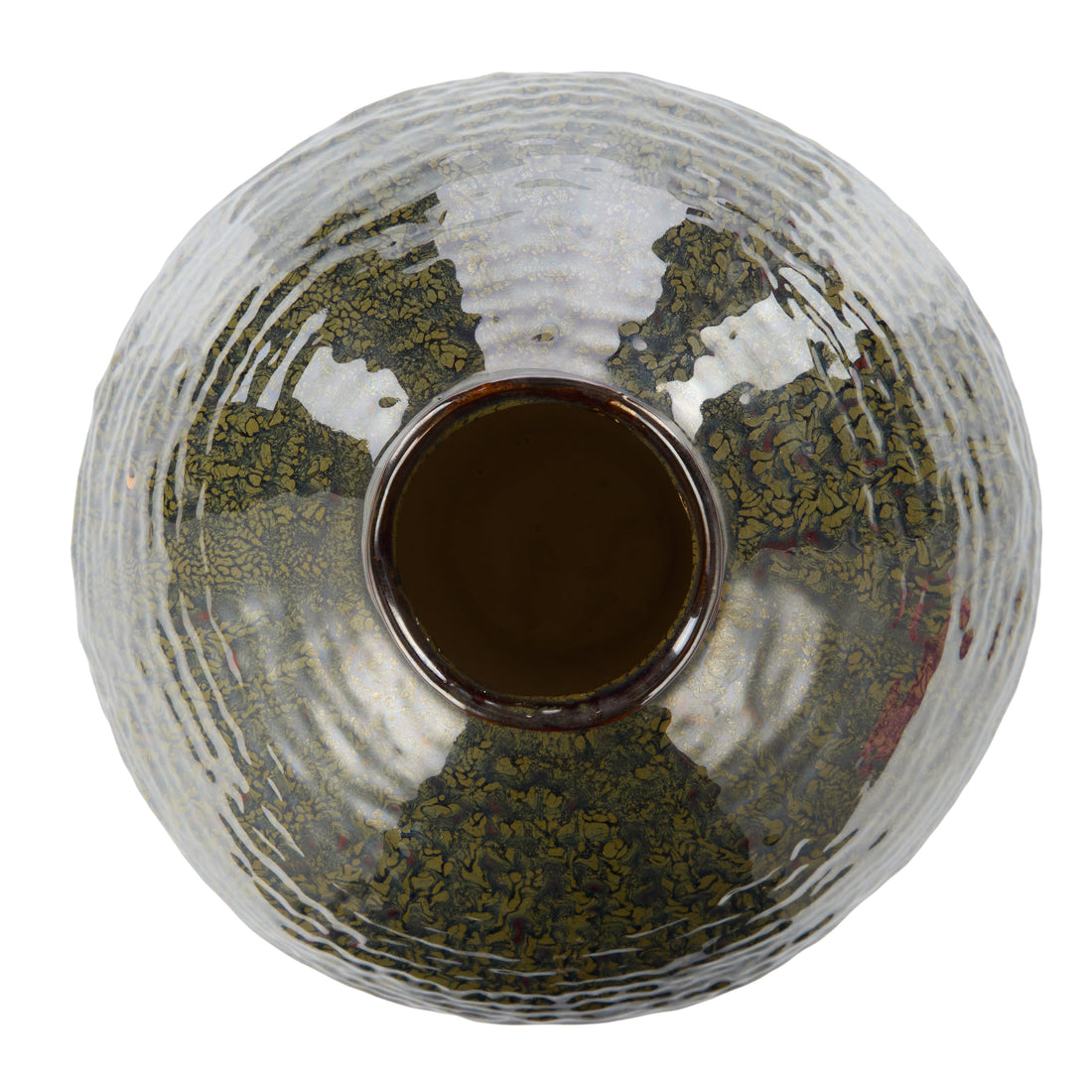 Amalfi Silva Ceramic Vase Large Green