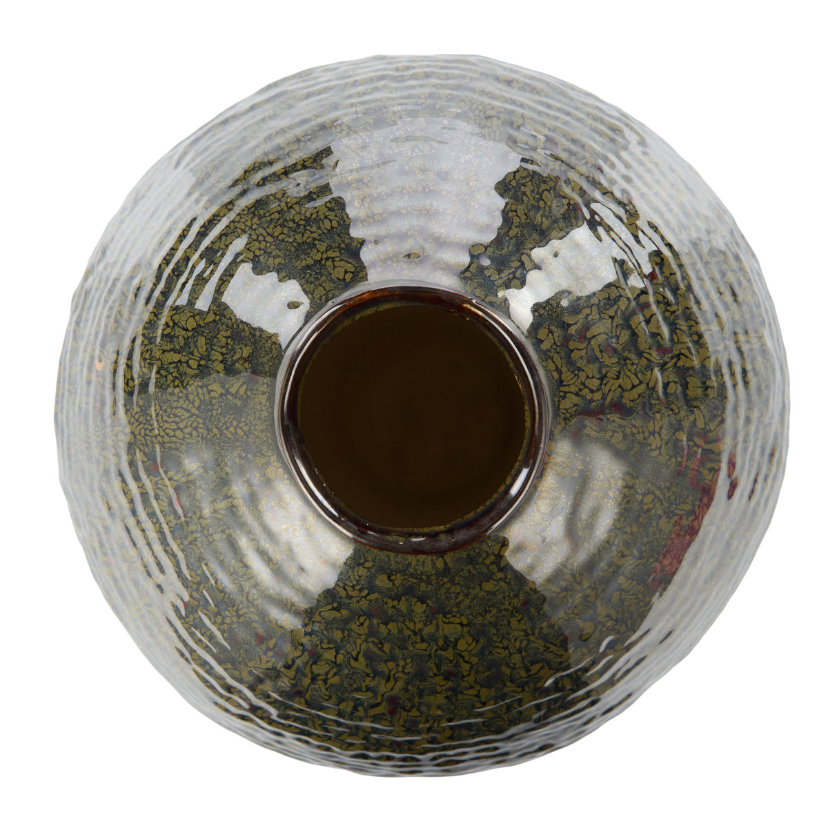Amalfi Silva Ceramic Vase Large Green