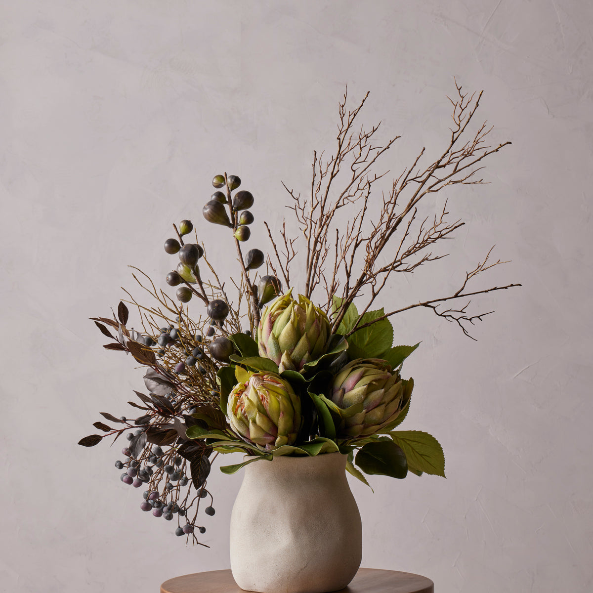 Rogue Protea Fig Berry Mix - Maliah Pot Green &amp; Purple