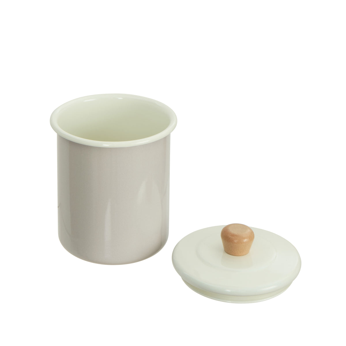 Davis &amp; Waddell Daylesford Enamel Canister 1.7L Cream